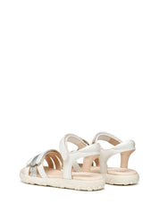 Sandali con strappi Bianco Geox