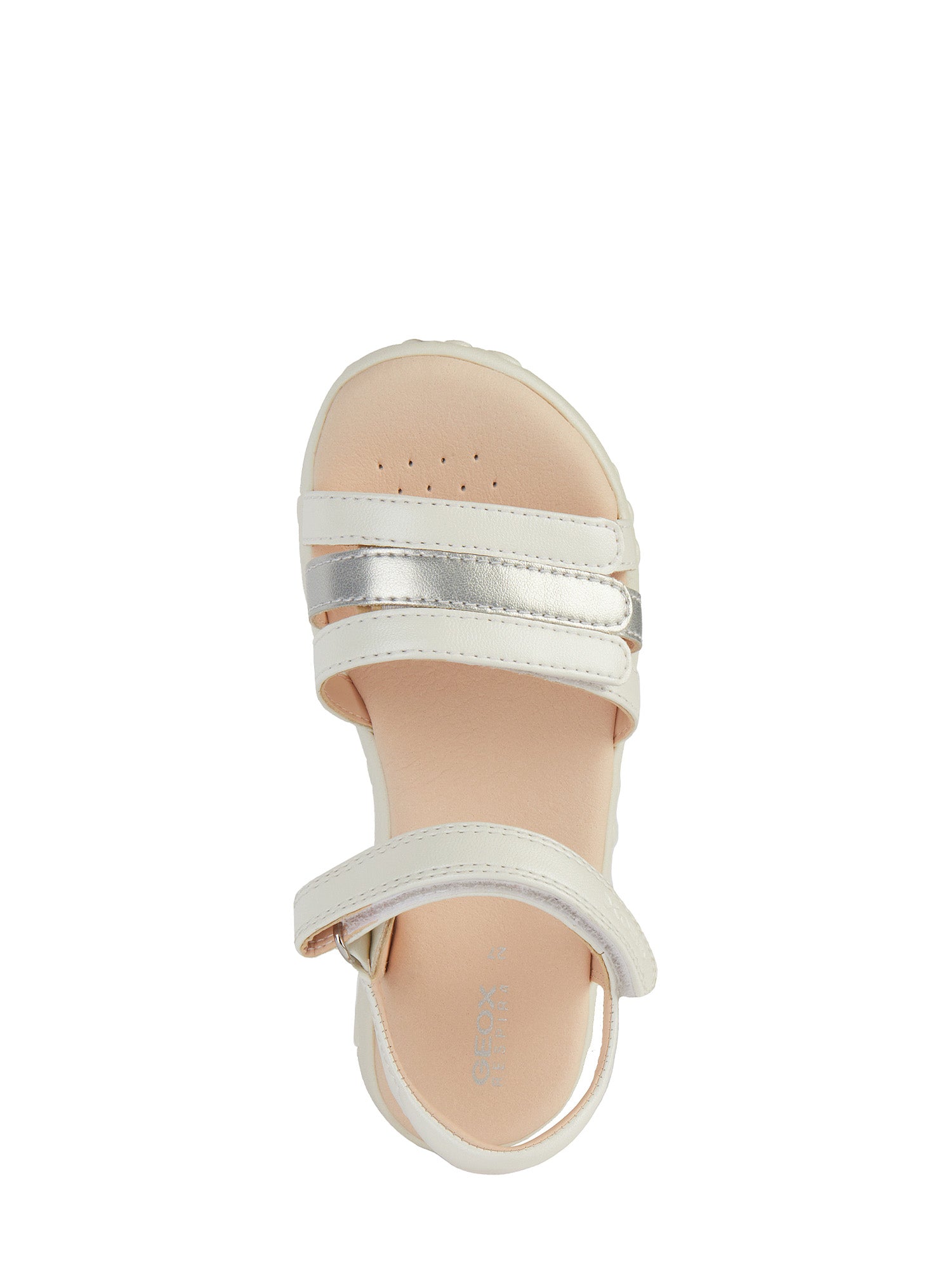 Sandali con strappi Bianco Geox