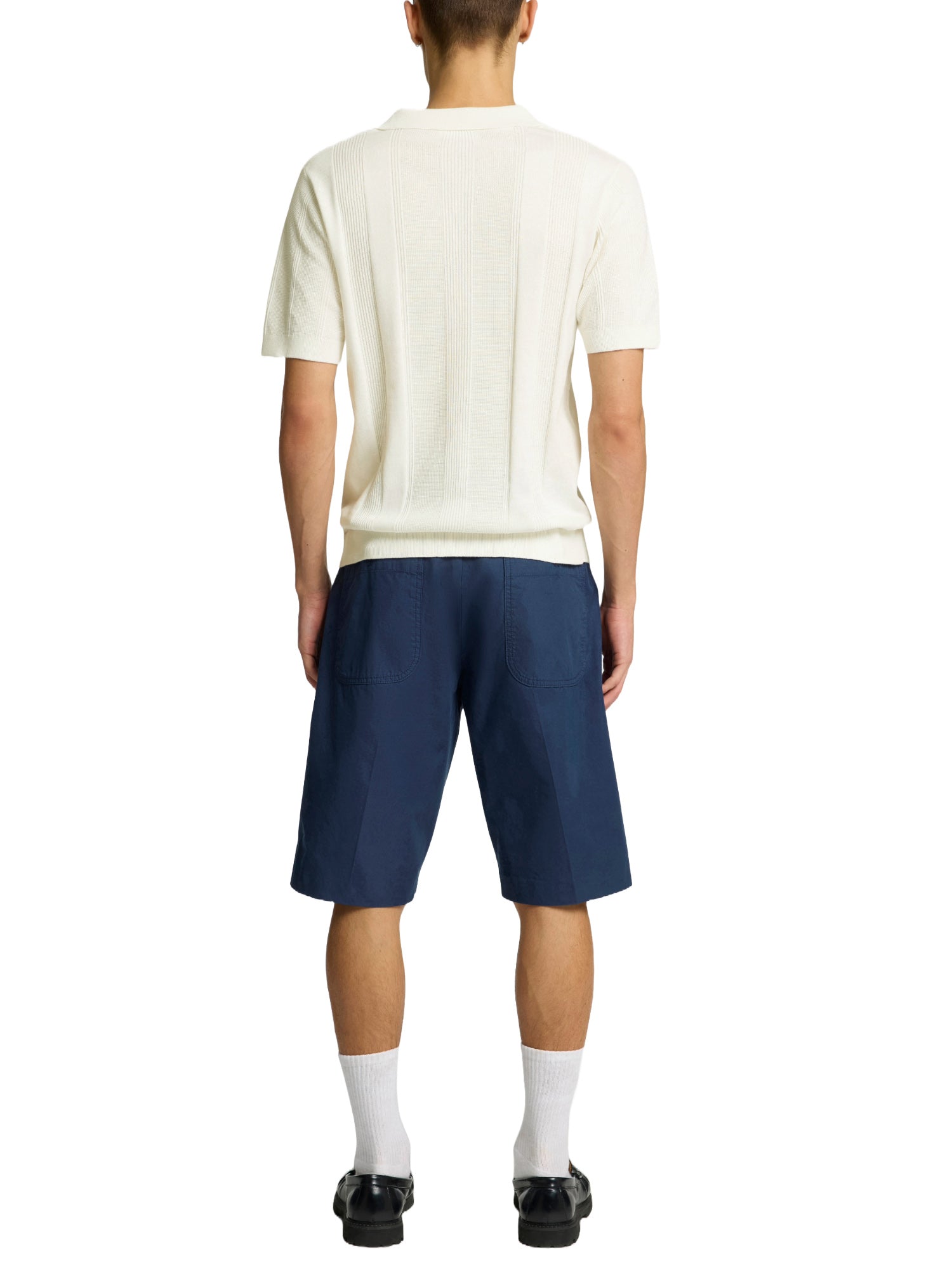 Polo Avorio Selected Homme Black