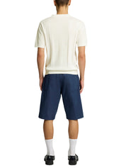 Polo Avorio Selected Homme Black