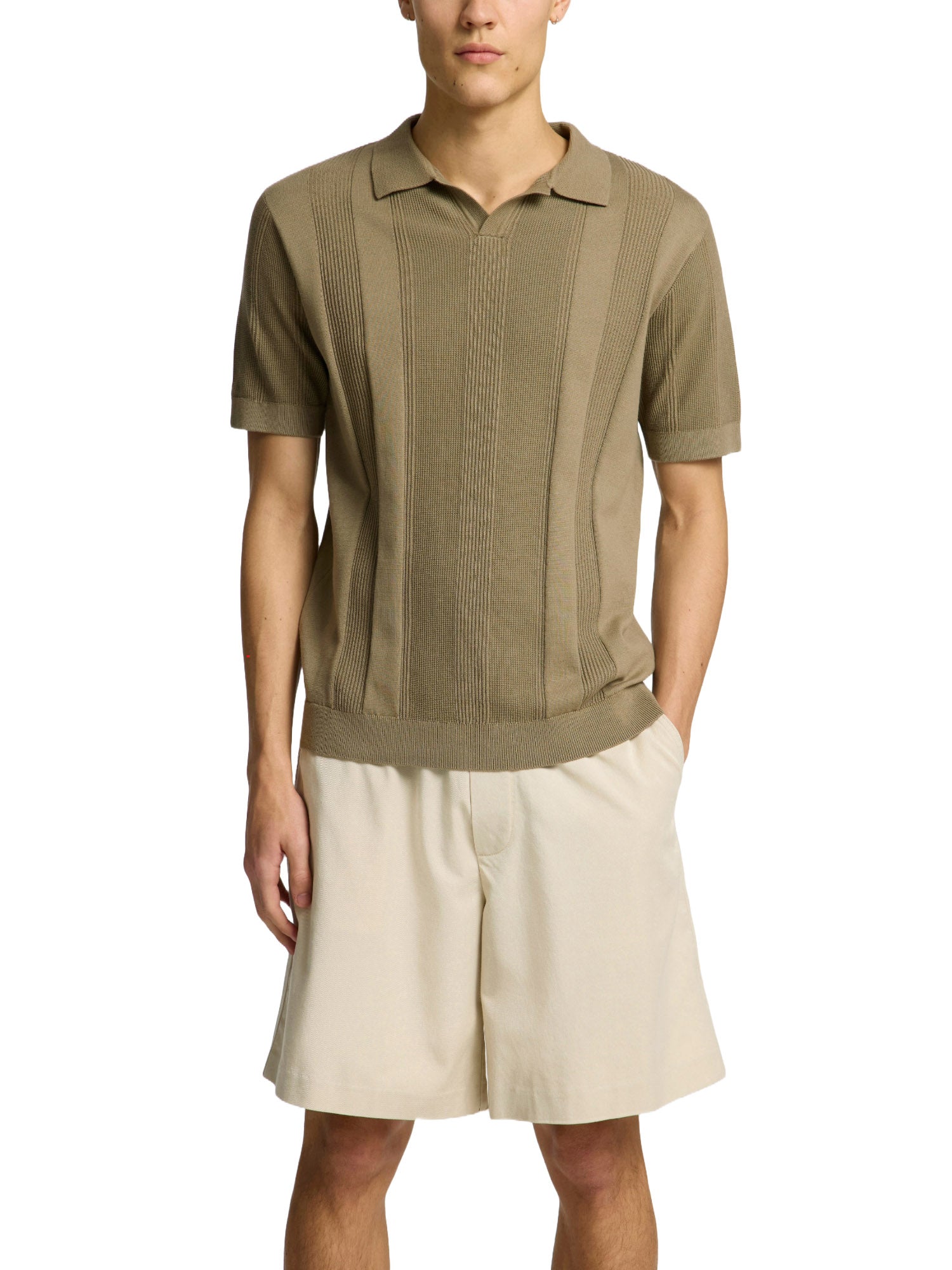 Polo Verde Selected Homme Black