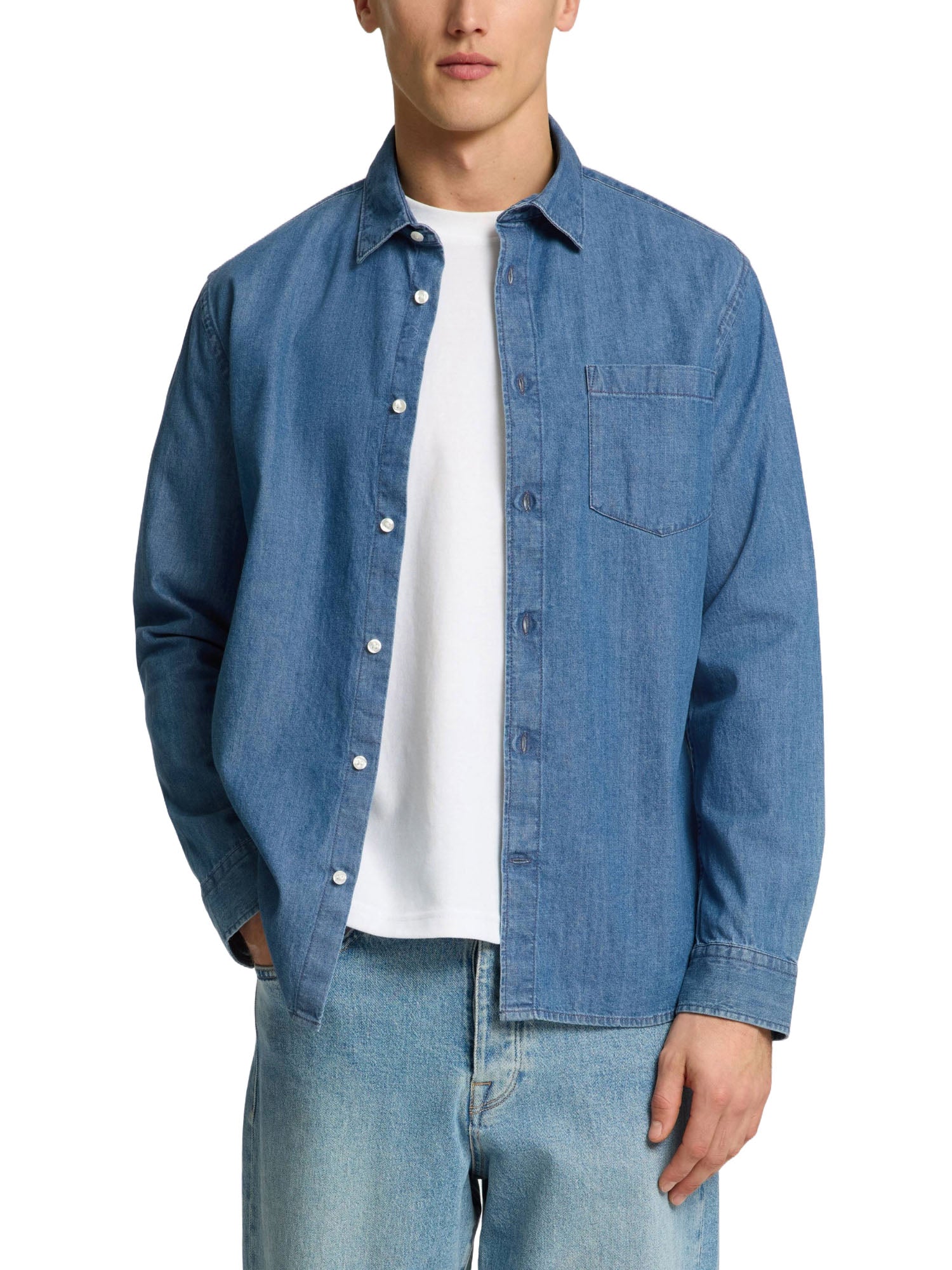 Camicie Blu Selected Homme Black