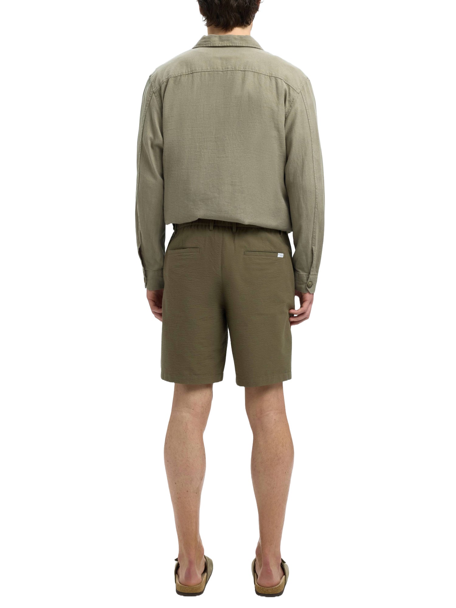 Bermuda Verde Selected Homme Black