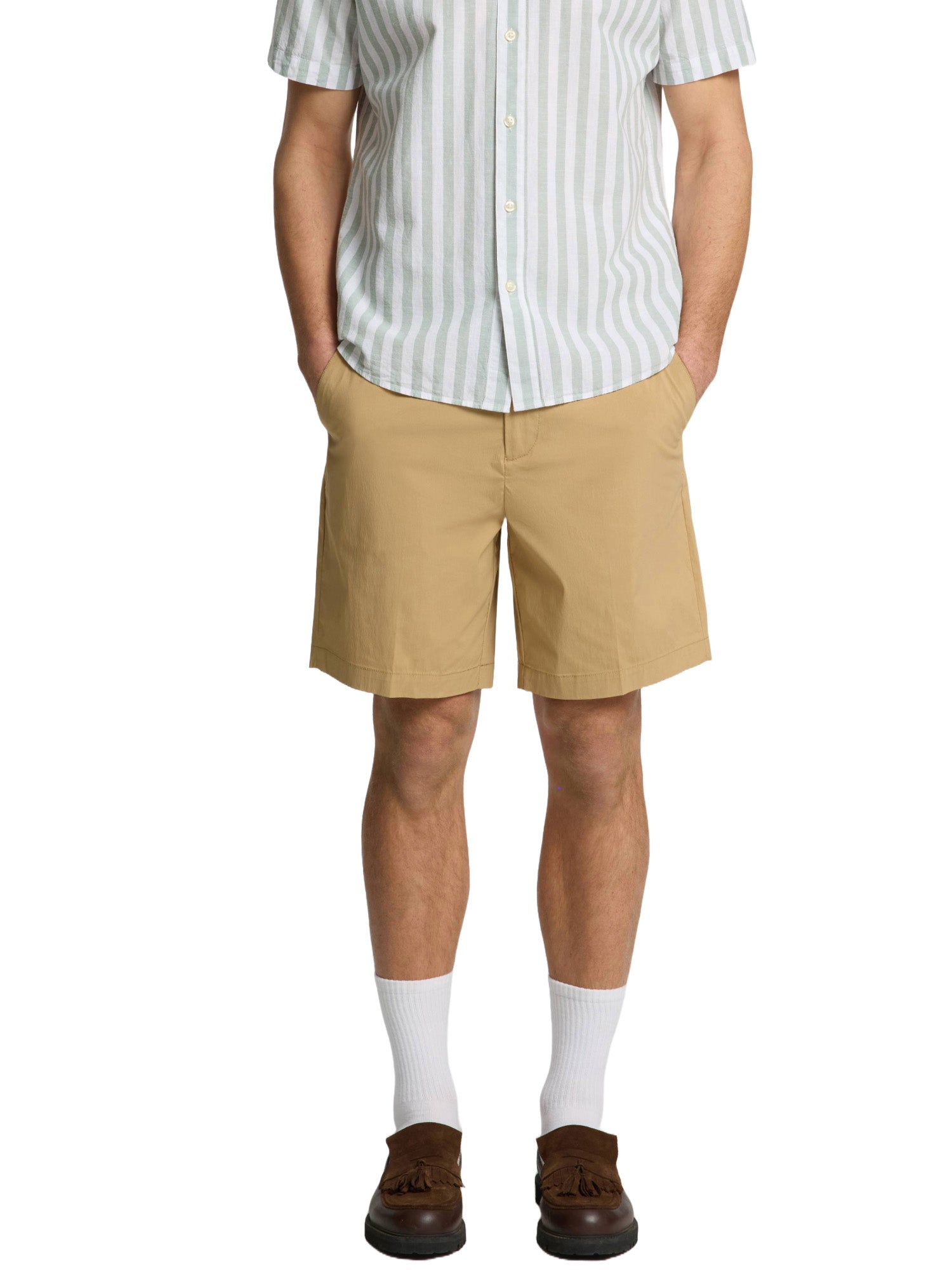 Bermuda Beige Selected Homme Black