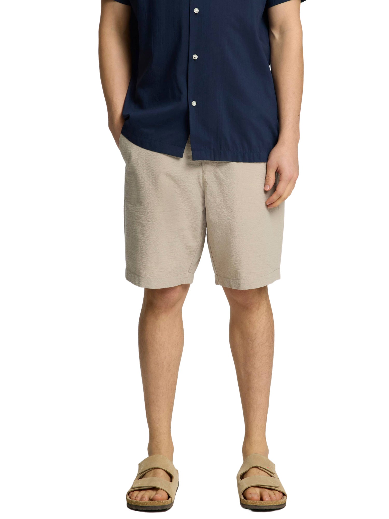 Bermuda Beige Selected Homme Black