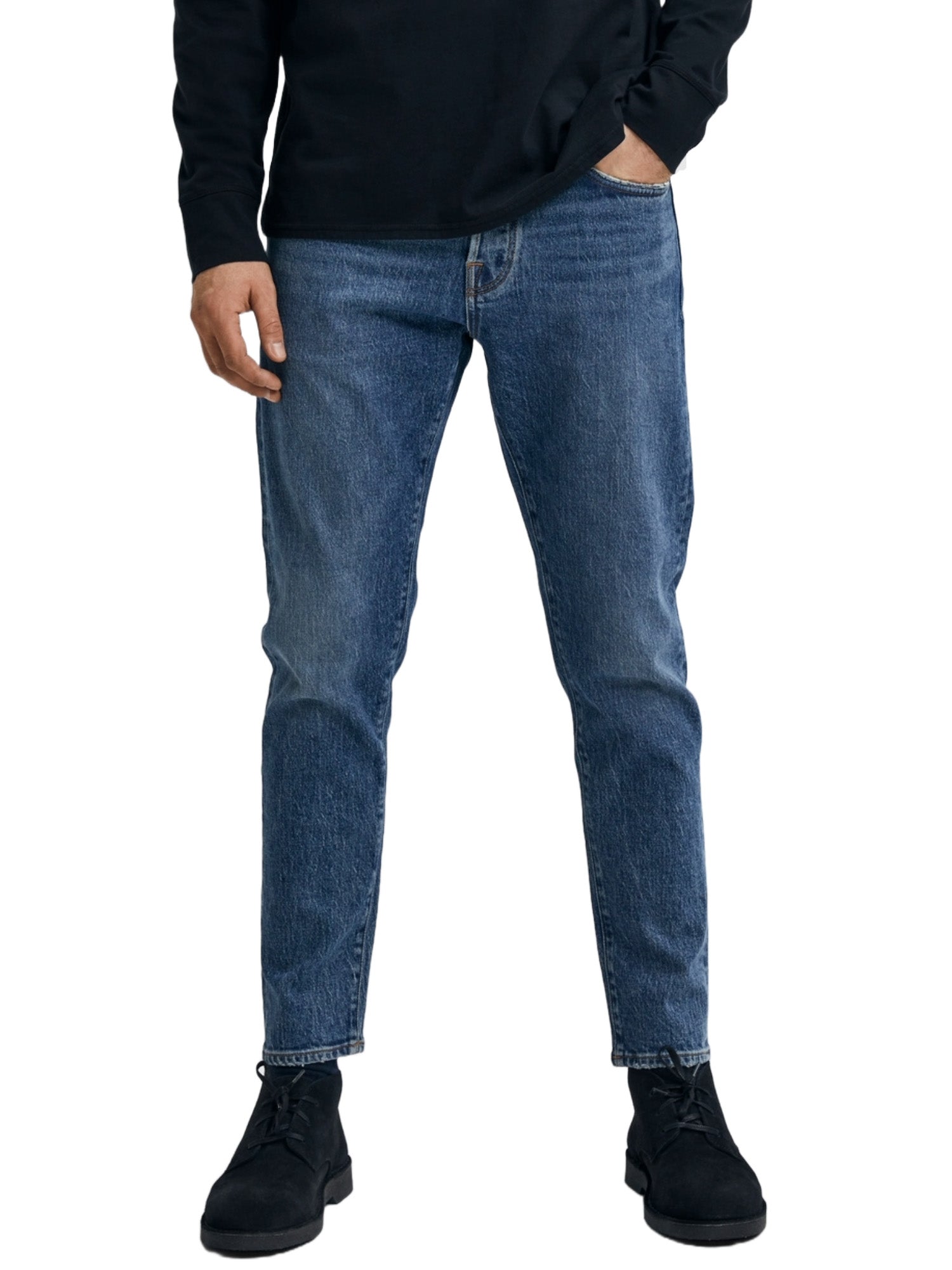 Jeans Blu Selected Homme Black