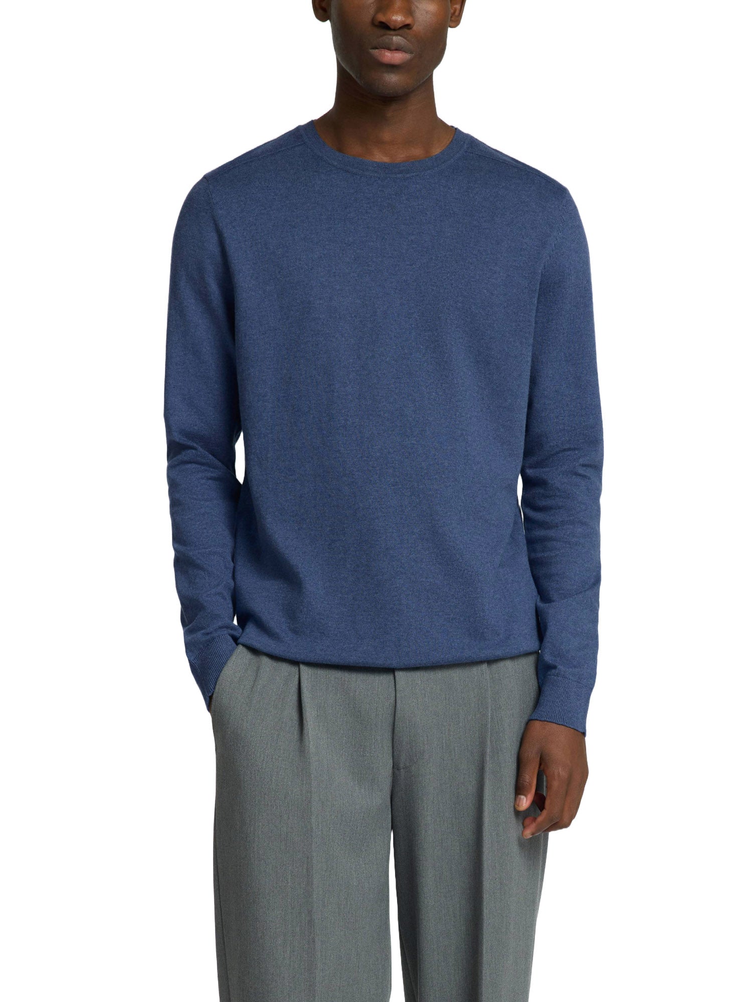 Maglioncini Blu Chiaro Selected Homme Black