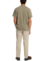 T-shirt Verde Selected Homme Black