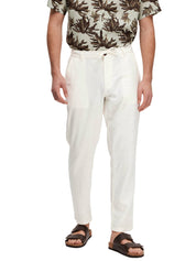 Pantaloni Bianco Selected Homme Black