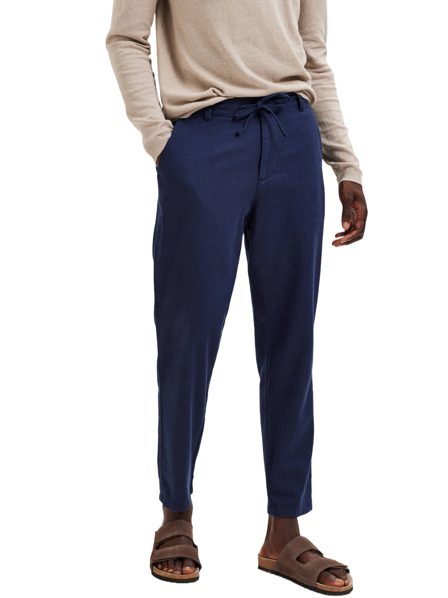 Pantaloni Blu Selected Homme Black