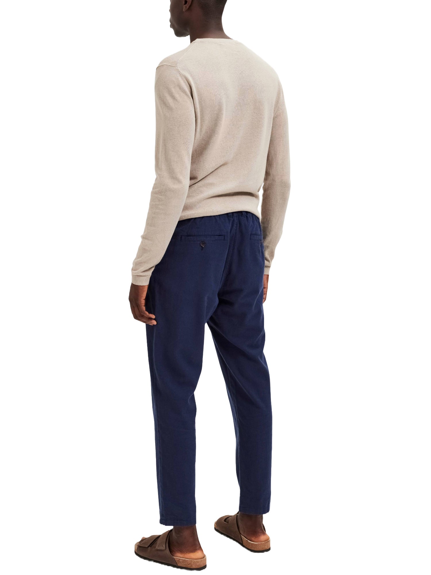 Pantaloni Blu Selected Homme Black