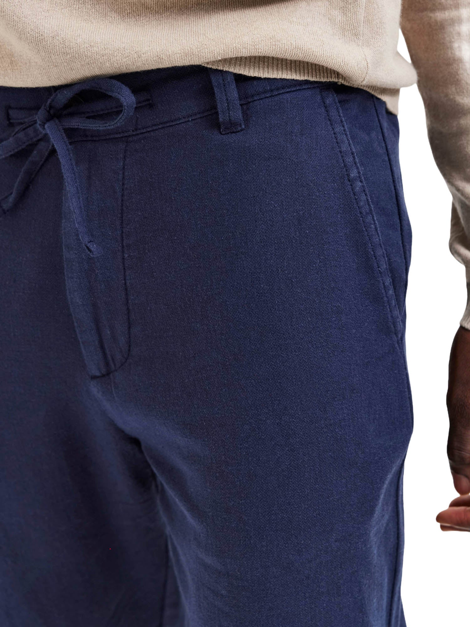 Pantaloni Blu Selected Homme Black