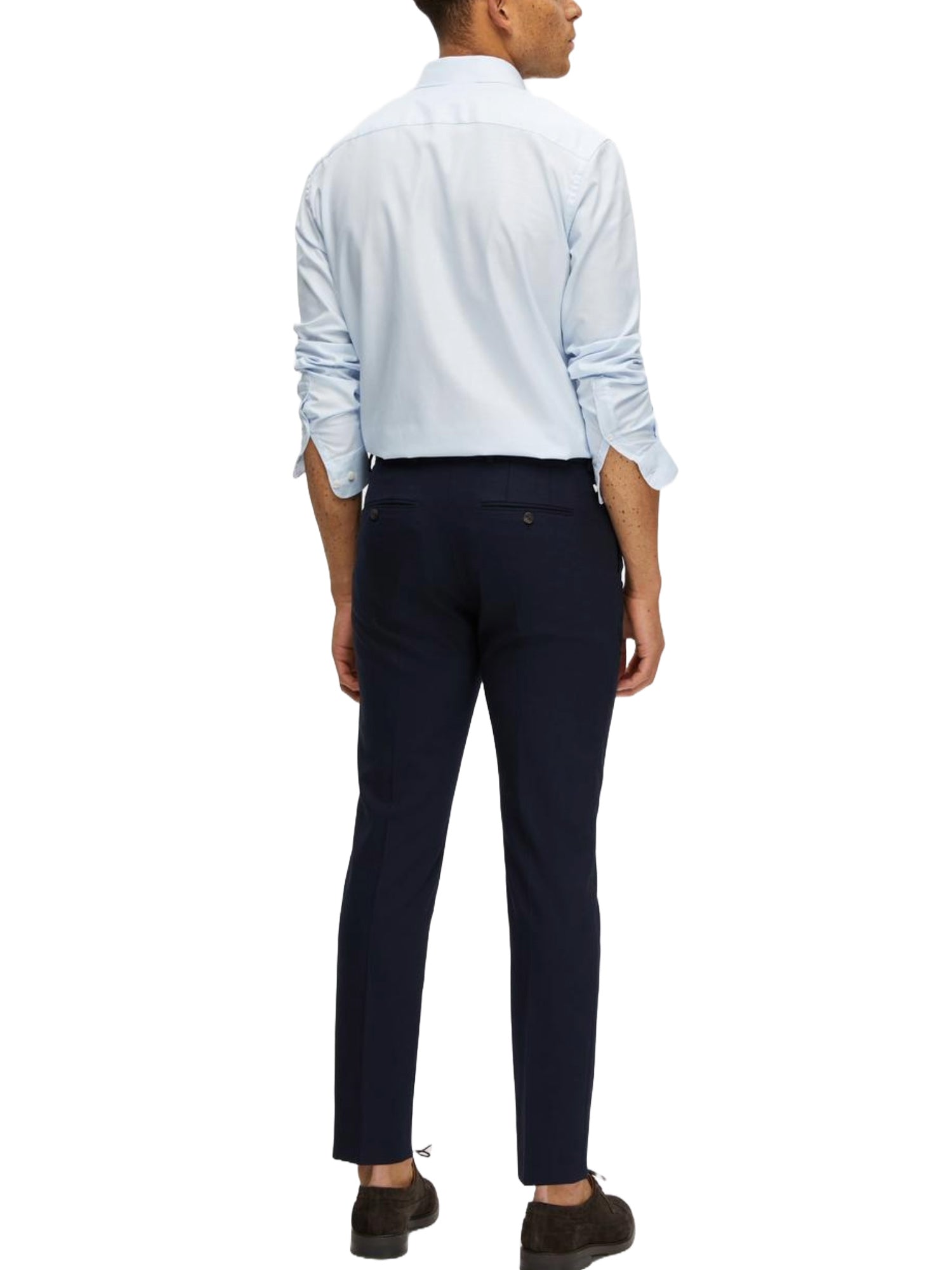 Pantaloni Blu Scuro Selected Homme Black