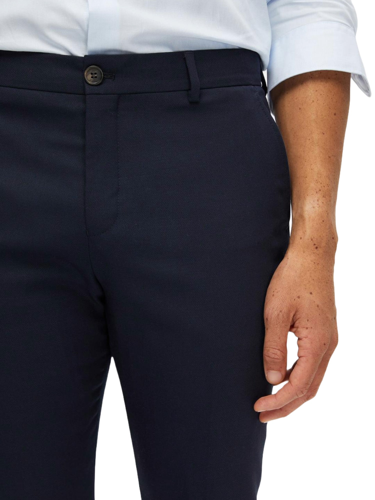 Pantaloni Blu Scuro Selected Homme Black