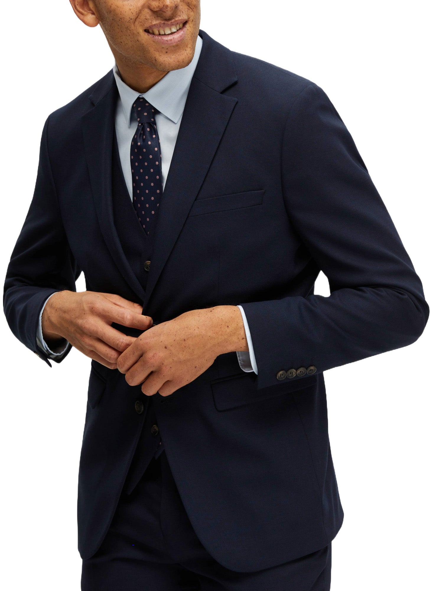 Blazer Blu Scuro Selected Homme Black