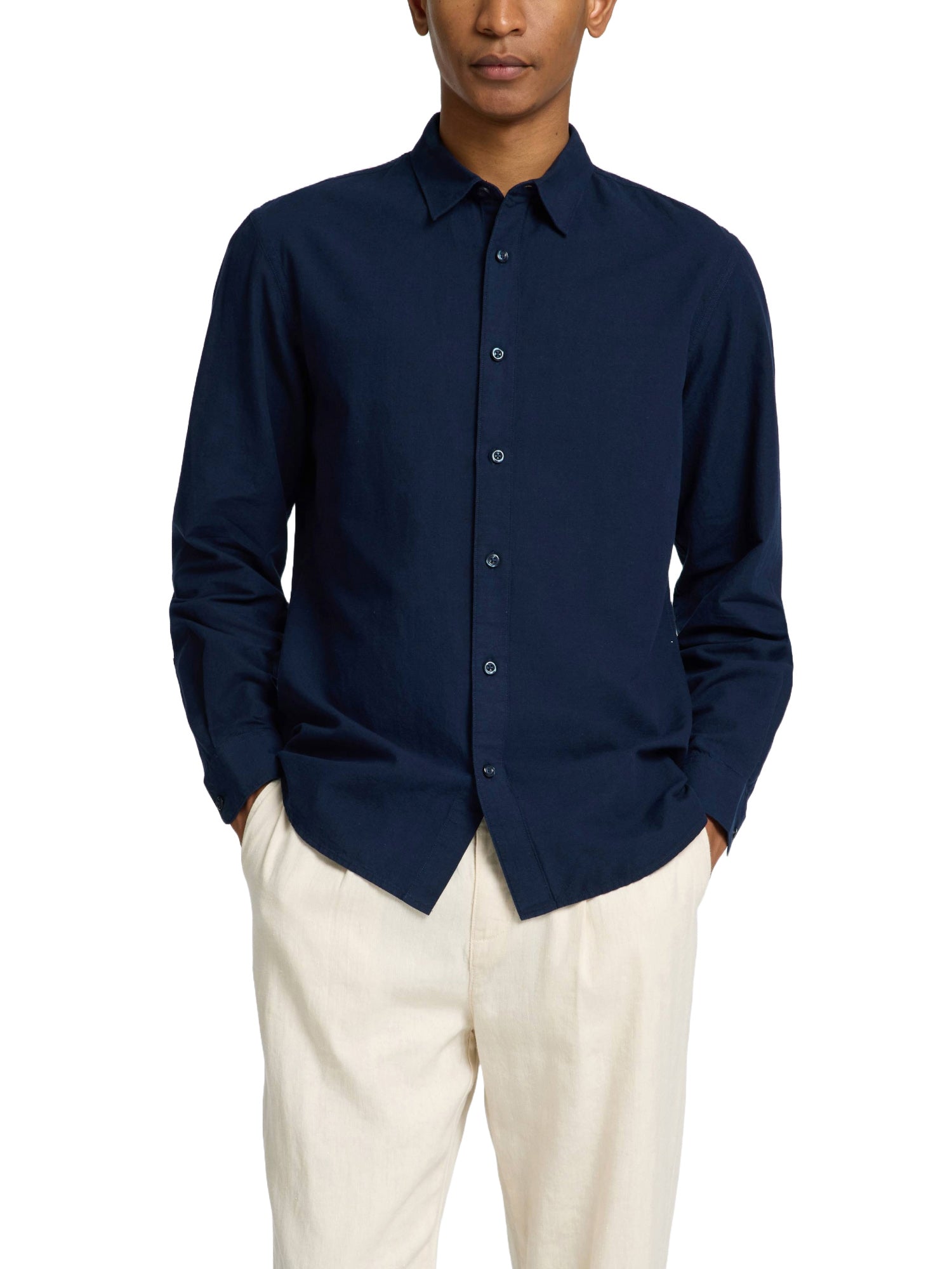 Camicie Blu Scuro Selected Homme Black