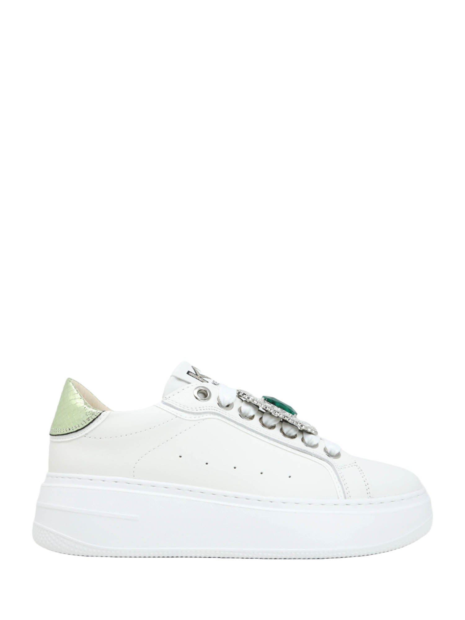 Sneakers Bianco Verde Keys