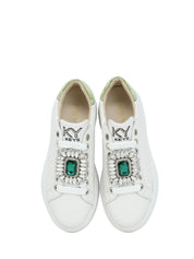 Sneakers Bianco Verde Keys