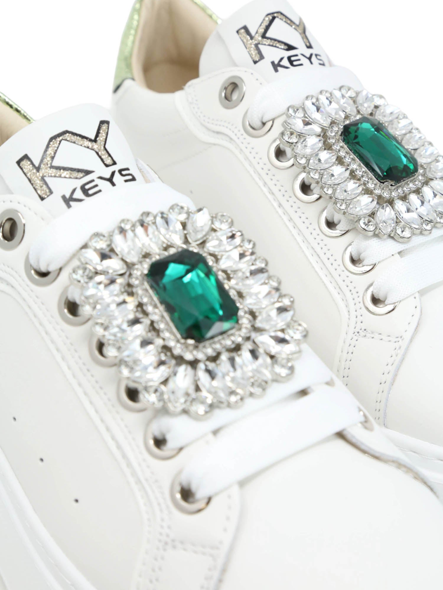 Sneakers Bianco Verde Keys