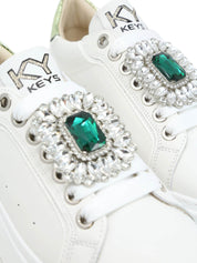 Sneakers Bianco Verde Keys