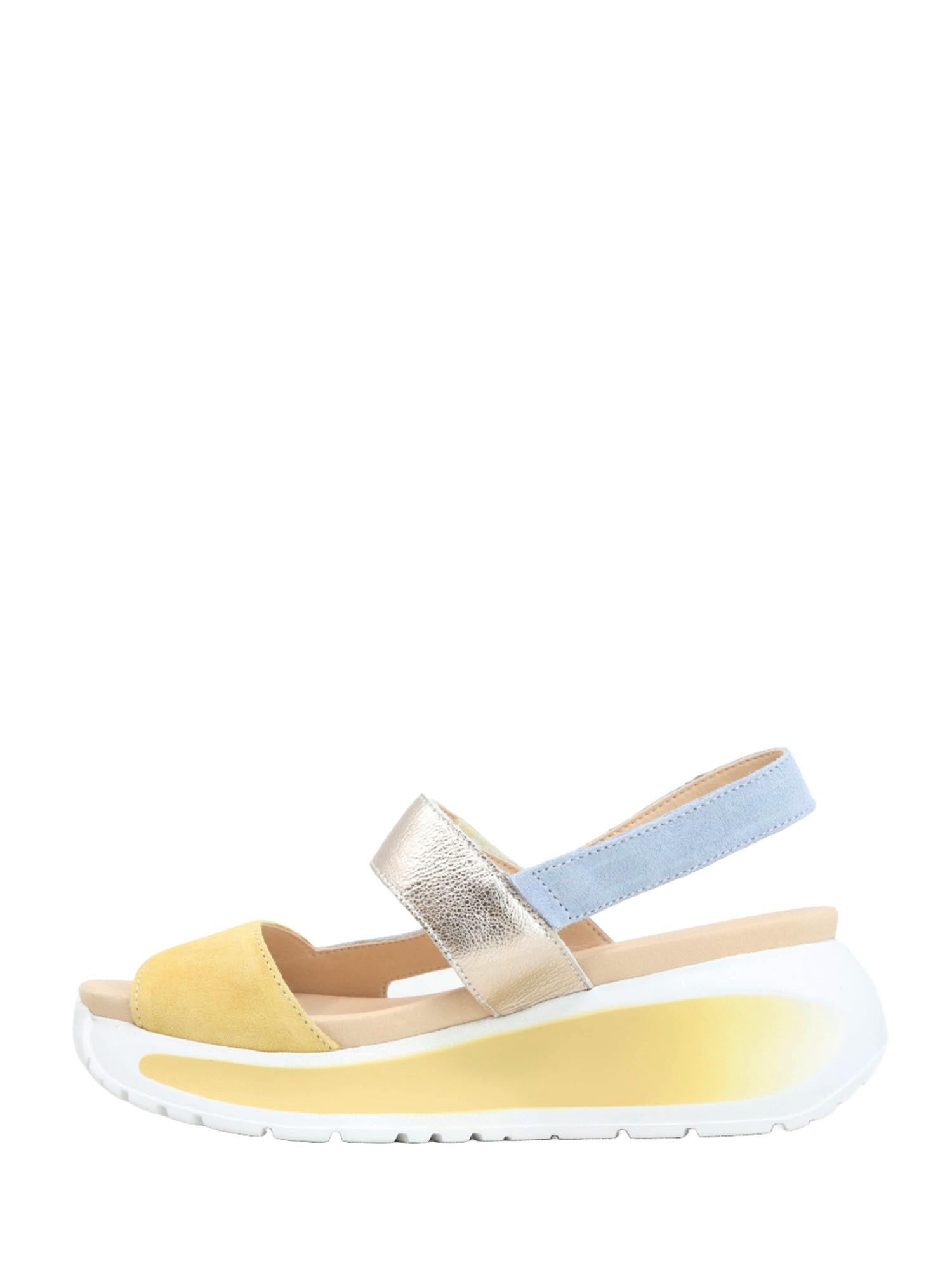 Sandali zeppa Bianco Callaghan