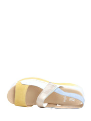 Sandali zeppa Bianco Callaghan