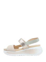 Sandali zeppa Beige Callaghan