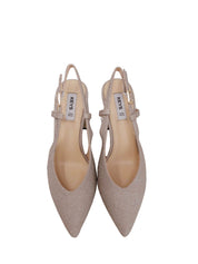 Sandali tacco Beige Keys