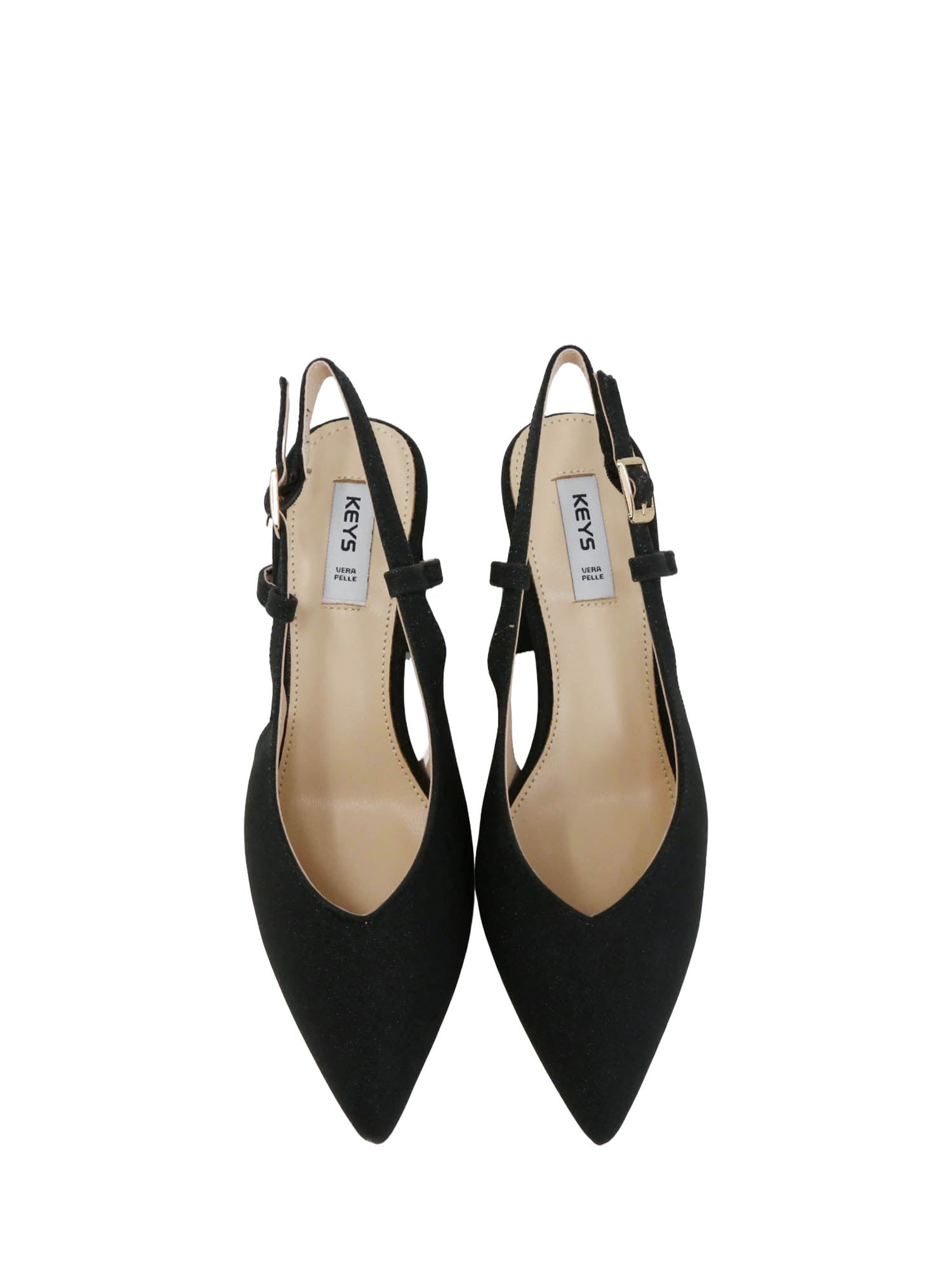 Sandali tacco Nero Keys