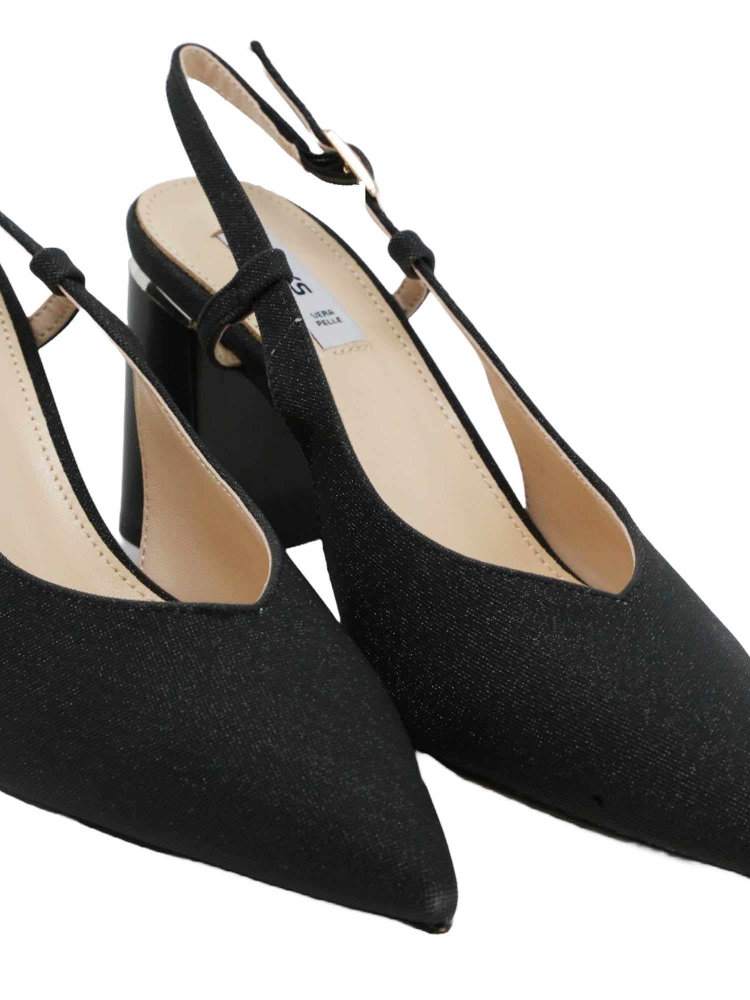 Sandali tacco Nero Keys