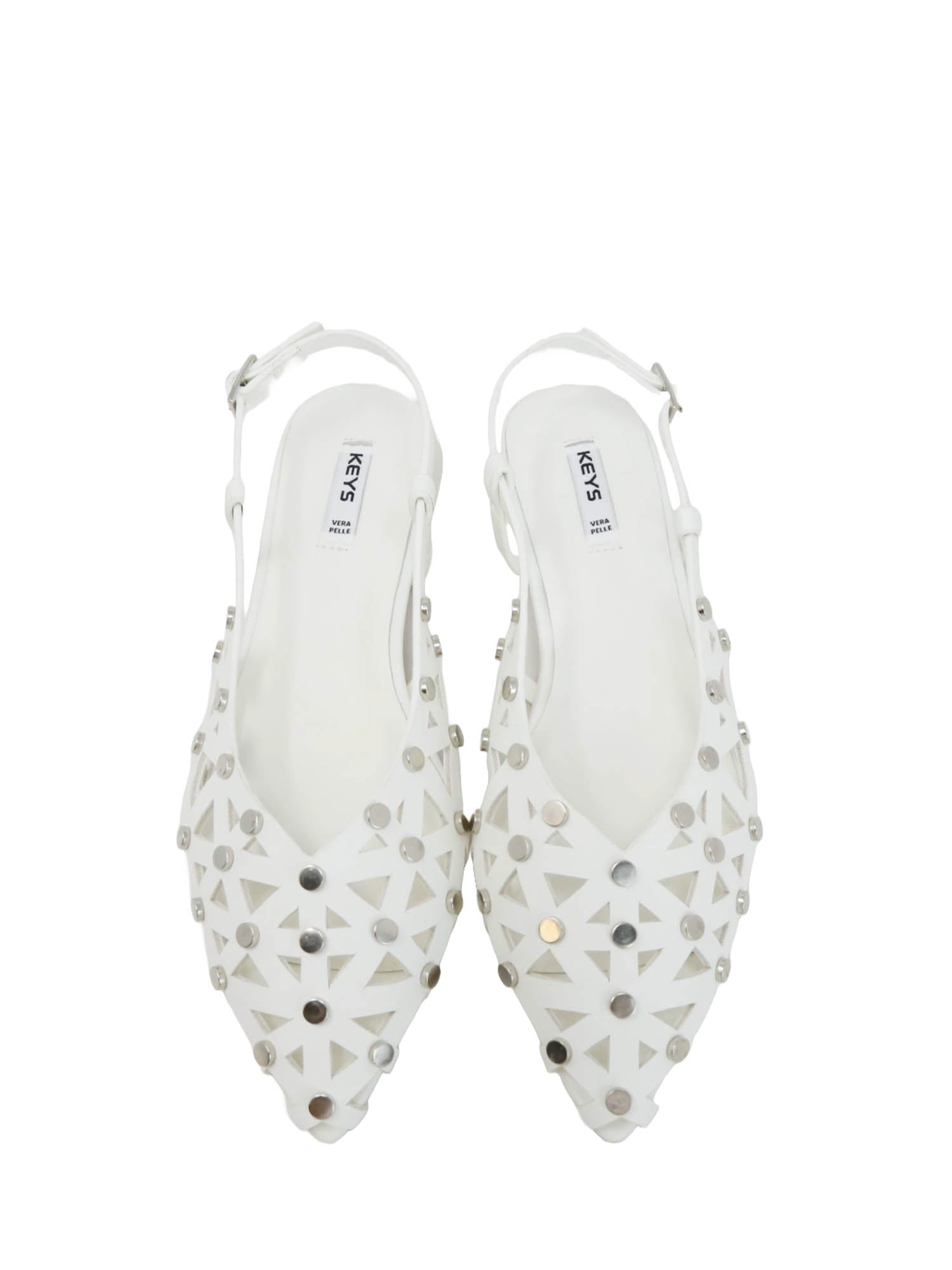 Sandali tacco Bianco Keys