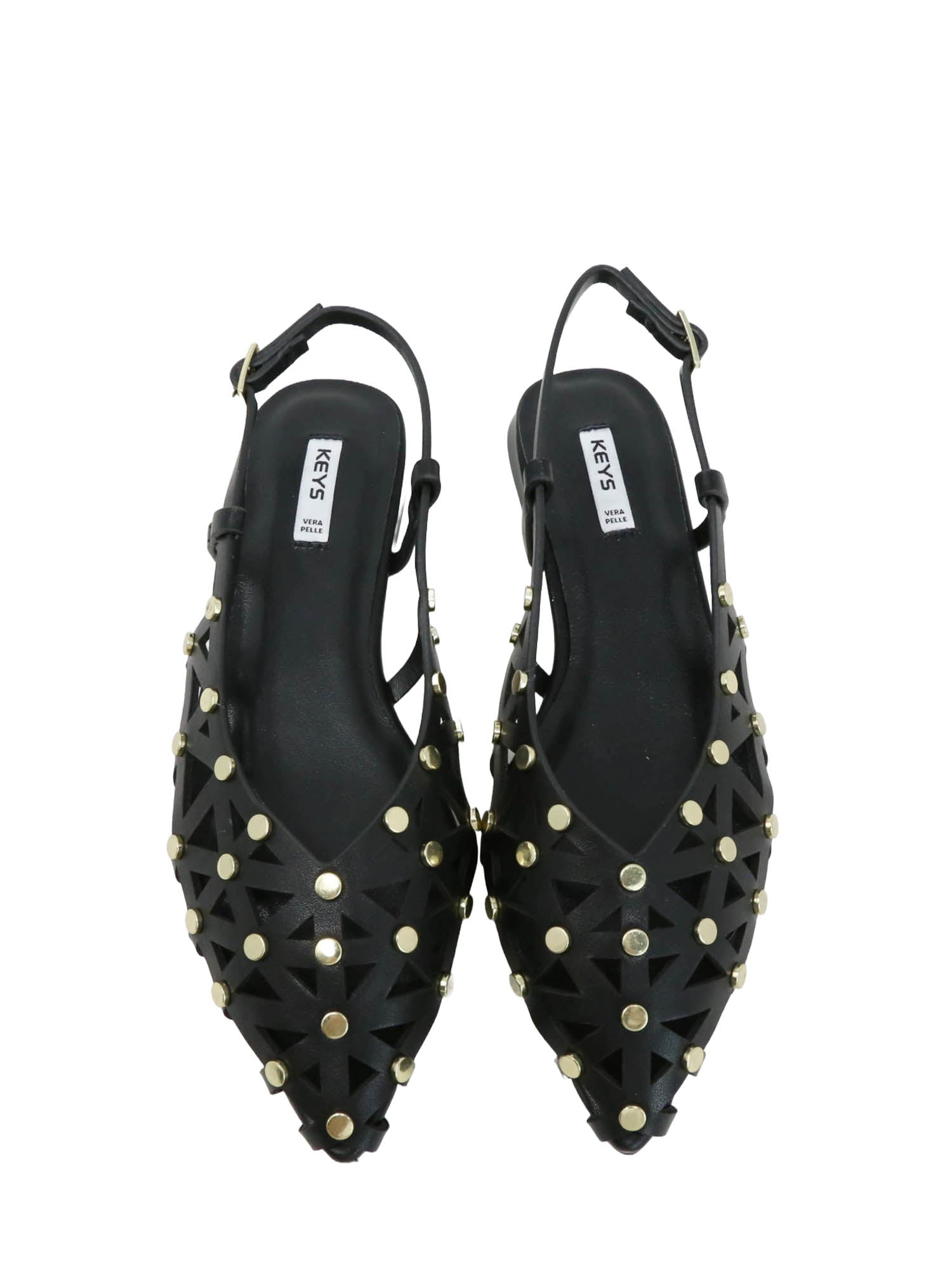 Sandali tacco Nero Keys