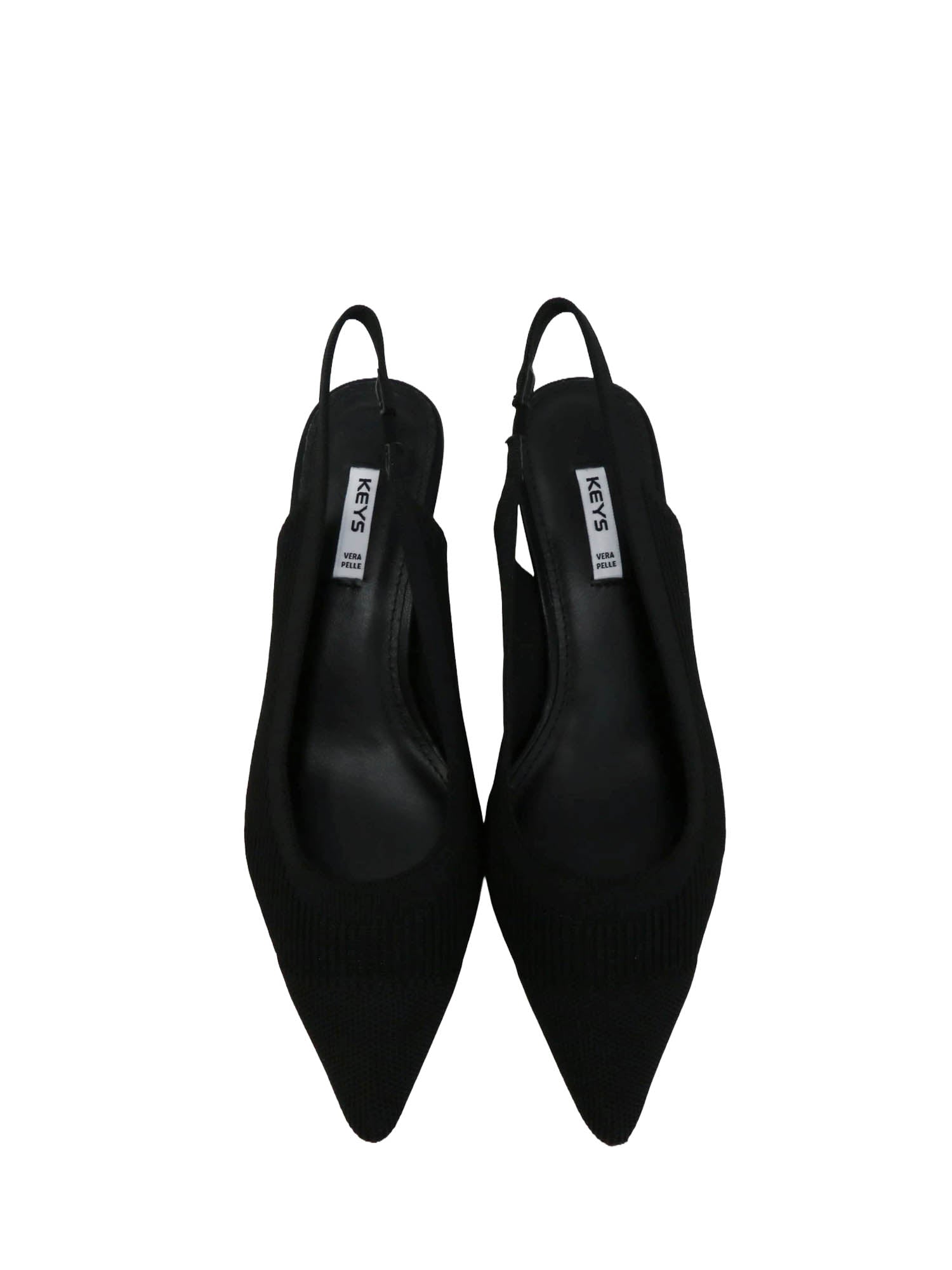 Sandali tacco Nero Keys