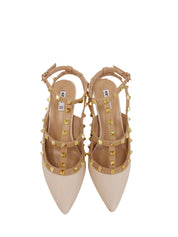 Sandali tacco Beige Keys