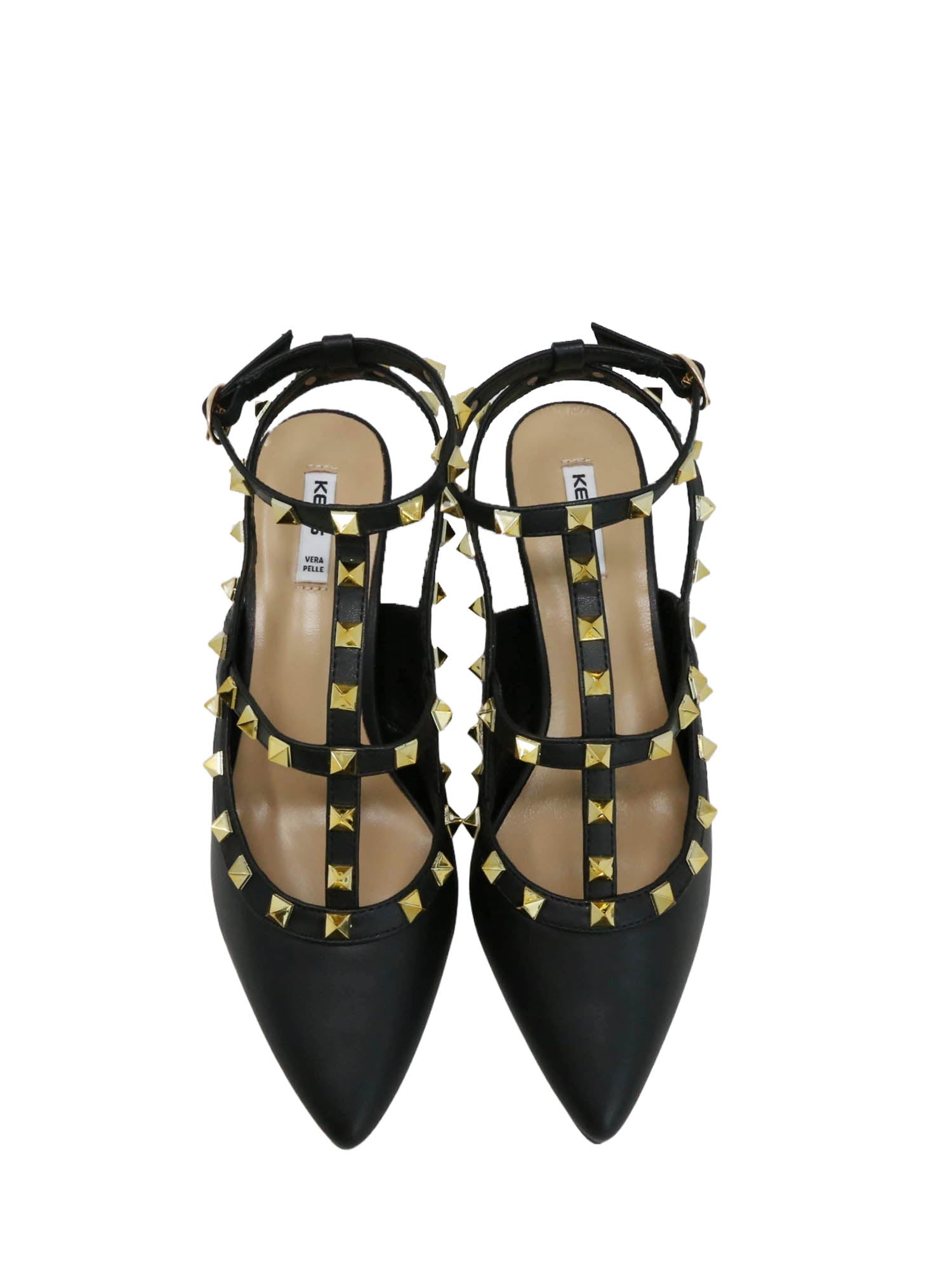 Sandali tacco Nero Keys