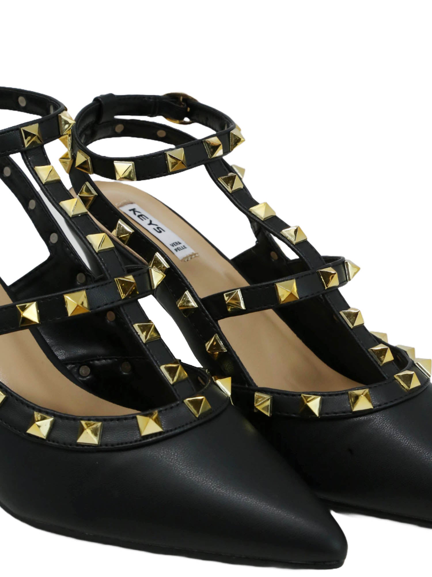 Sandali tacco Nero Keys