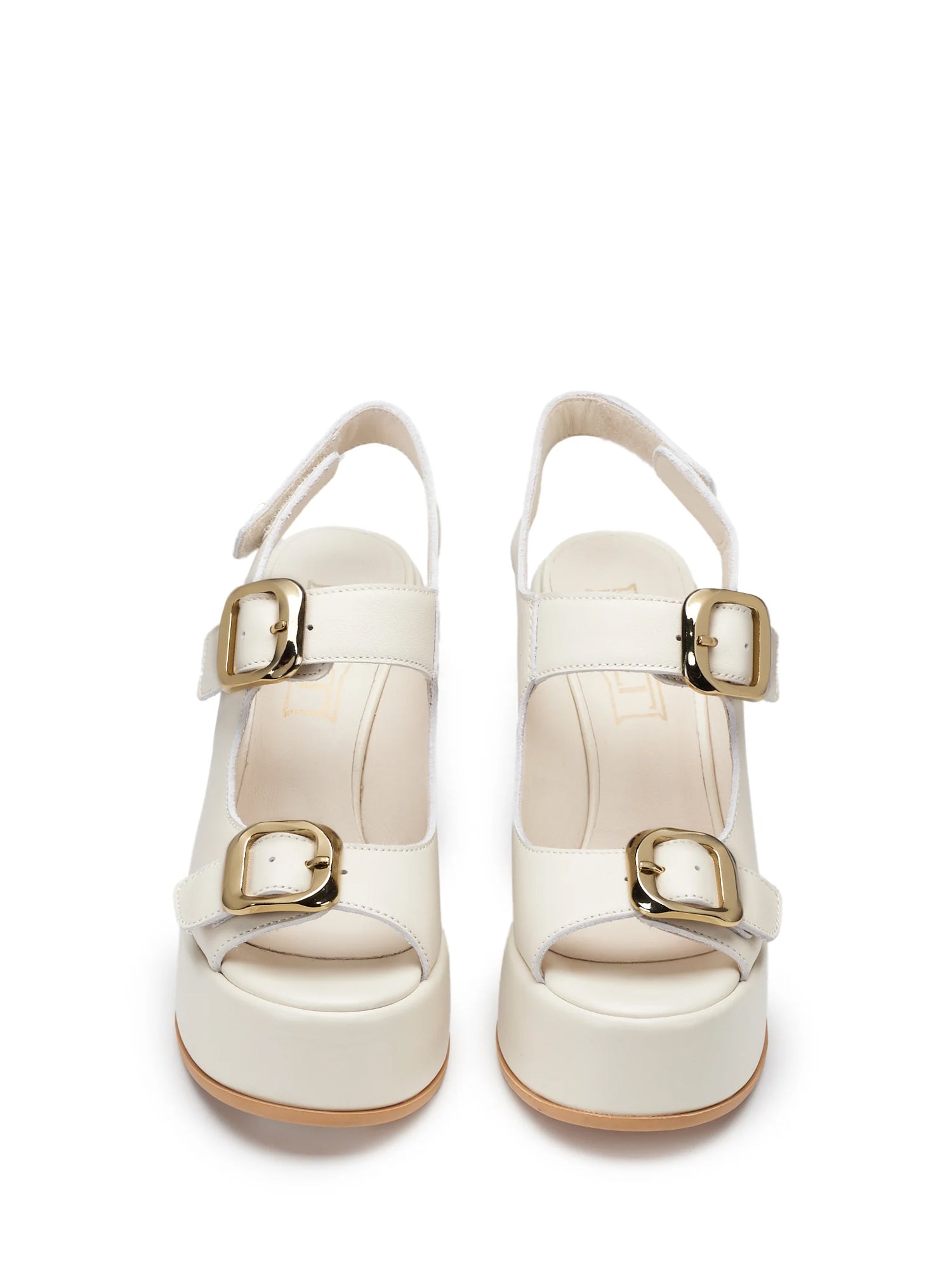 Sandali tacco Avorio Cult