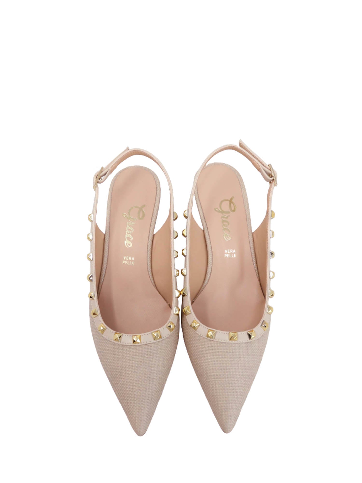 Sandali tacco Beige Grace Shoes