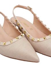 Sandali tacco Beige Grace Shoes