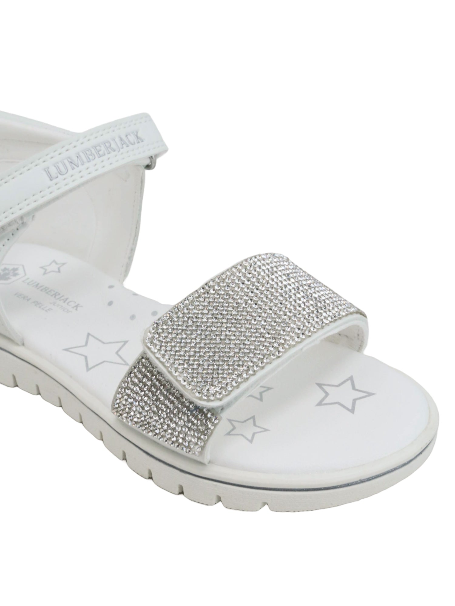 Sandali con strappi Bianco Lumberjack