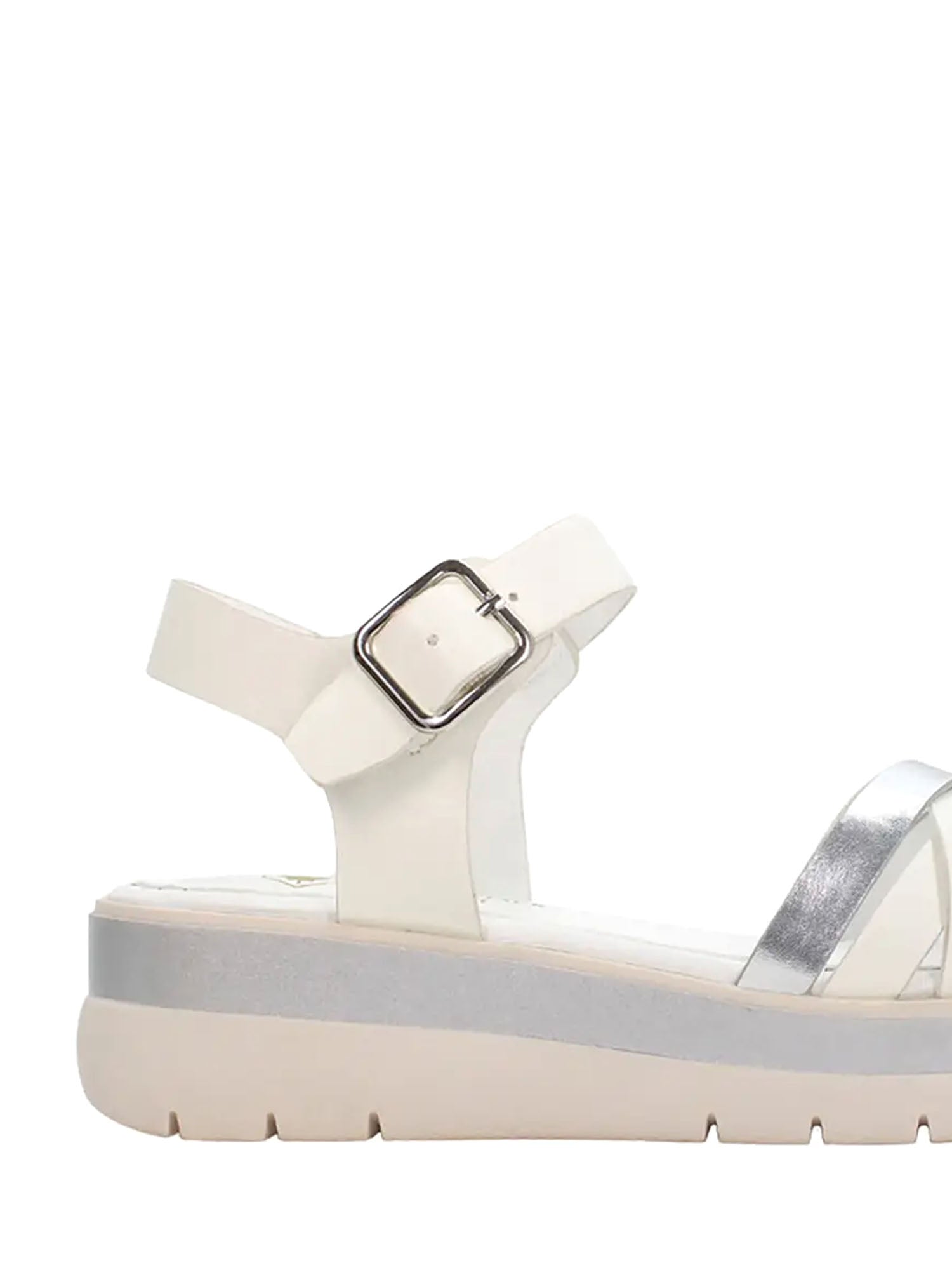 Sandali zeppa Bianco Lumberjack