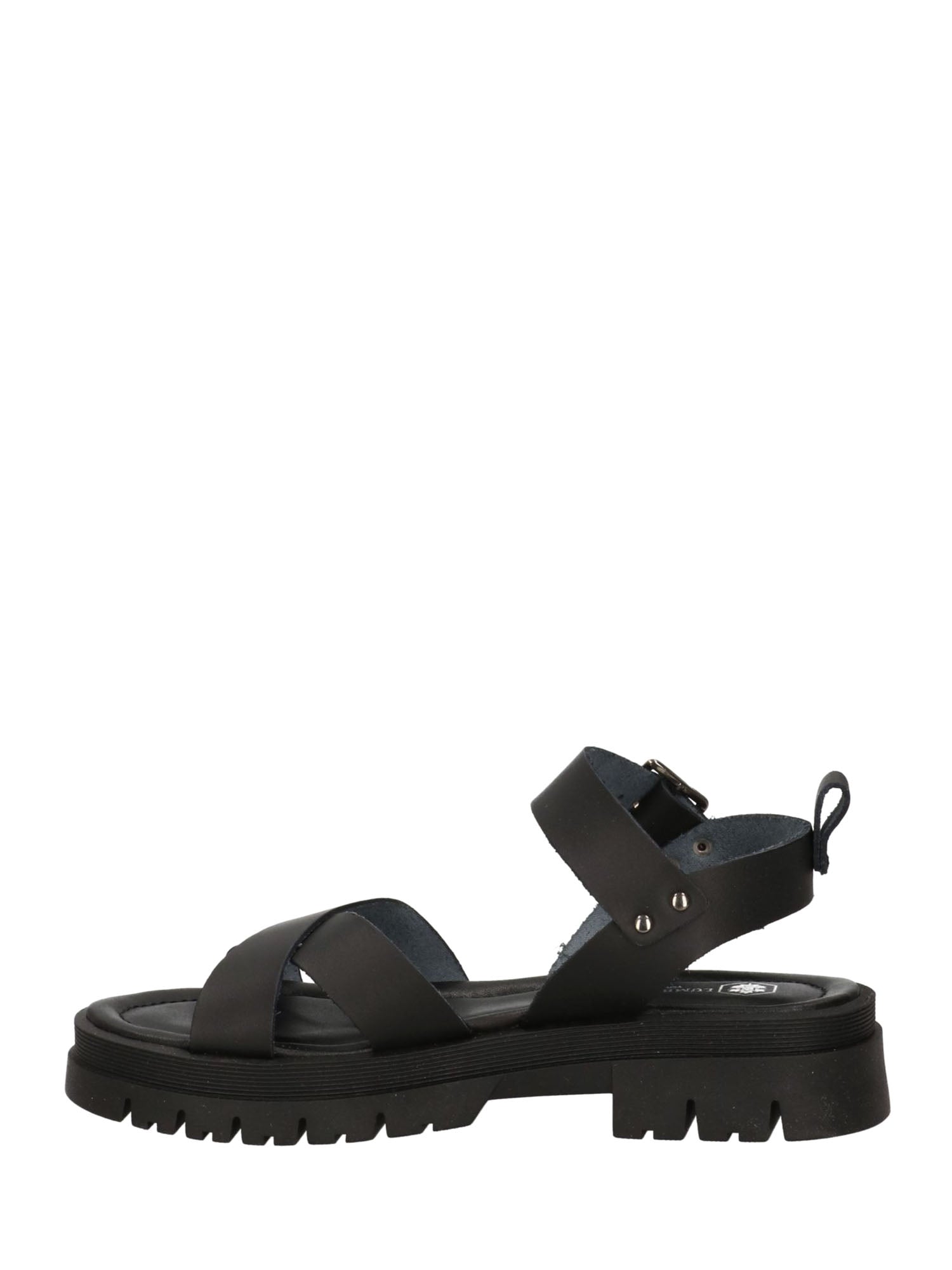 Sandali zeppa Nero Lumberjack