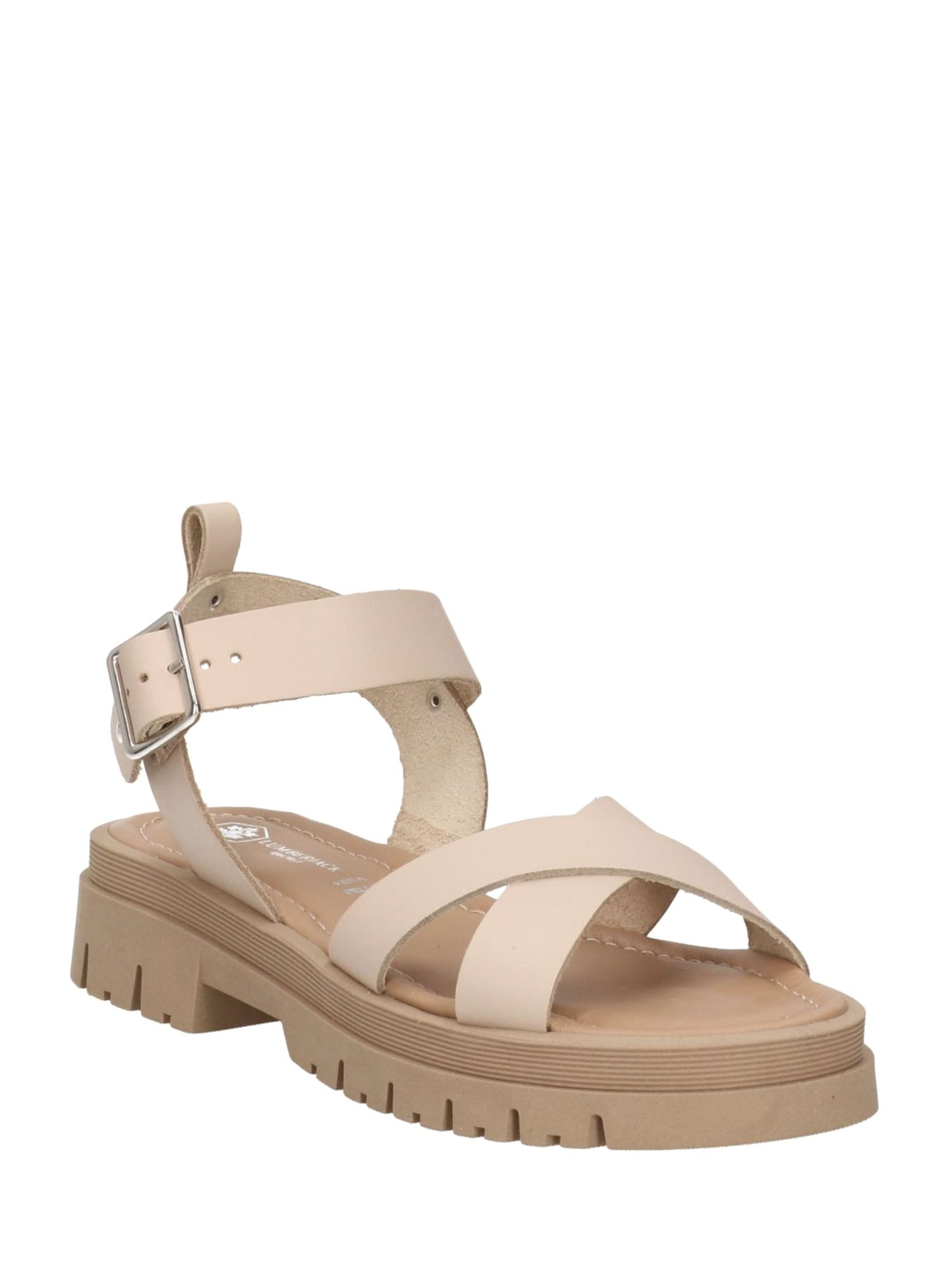 Sandali zeppa Rosa Lumberjack