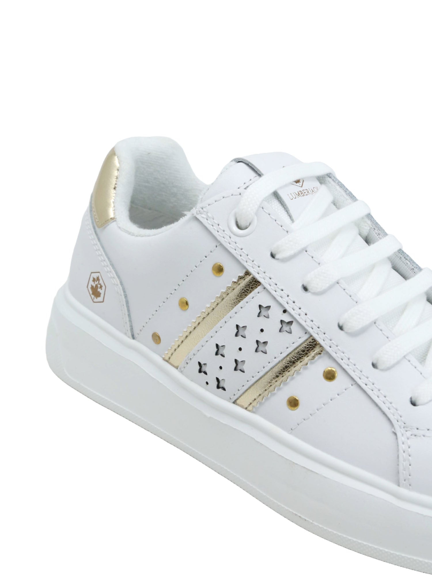 Sneakers Bianco Oro Lumberjack