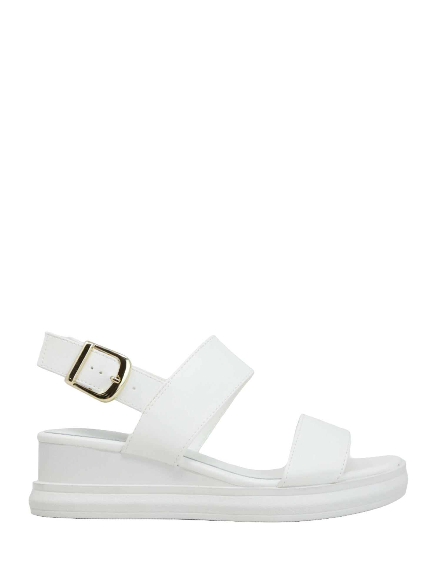 Sandali zeppa Bianco Lumberjack