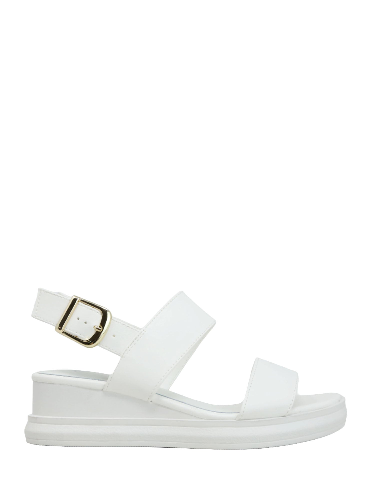 Sandali zeppa Bianco Lumberjack