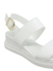 Sandali zeppa Bianco Lumberjack