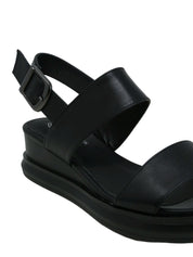 Sandali zeppa Nero Lumberjack