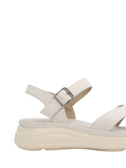 Sandali zeppa Avorio Lumberjack