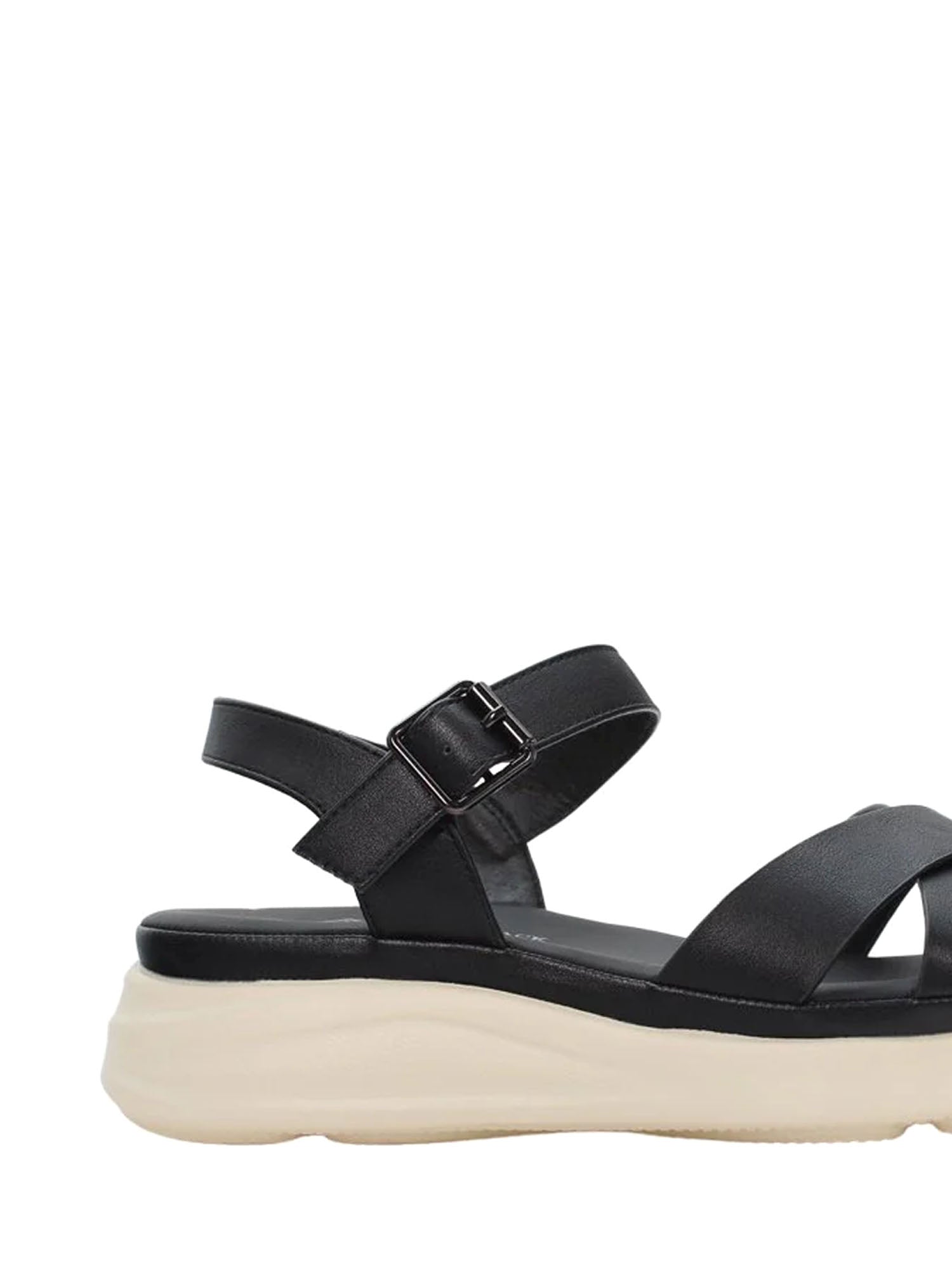 Sandali zeppa Nero Lumberjack